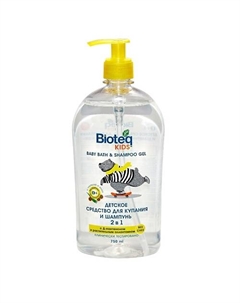2 в 1 Средство для купания и шампунь 0+ 750 Bioteq