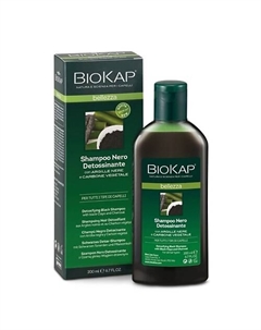 Шампунь для волос детокс чёрный 200 Biokap