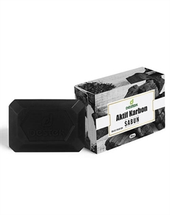 Мыло с активированным углём для лица, тела, очищение,отшелушивание Destek