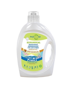 Экологичный гель для стирки FAMILY COLOR 3000 Molecola