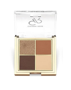 Тени для век QUATTRO eyeshadow palette Golden rose