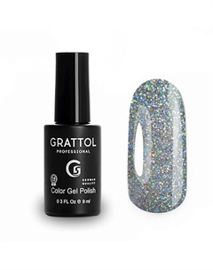 Гель лак для ногтей c блестками Opal Grattol