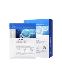 Успокаивающая маска для лица с коллагеном Collagen Water Full Moist Soothing Mask 270 Farmstay