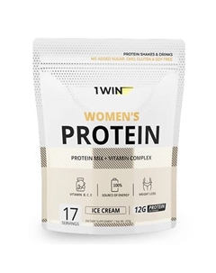 Женский протеин, Пломбир Female Protein, Ice Cream 1win