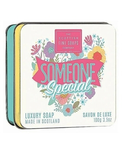 Мыло в декоративной мыльнице Someone Special In A Tin 100 Scottish fine soaps
