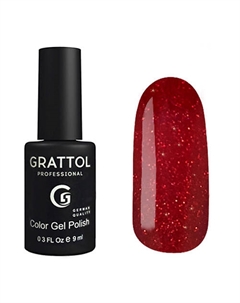 Гель лак с блестками Турмалин Grattol