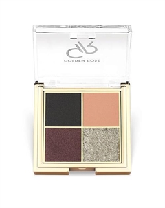 Тени для век QUATTRO eyeshadow palette Golden rose