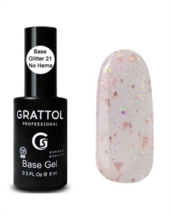 Каучуковая гель база поталь для ногтей Grattol