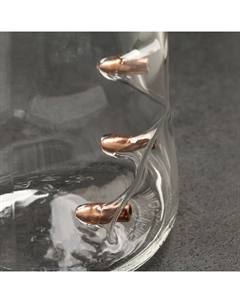 Бутылка с бугельной крышкой для настоек «Непробиваемая. 3 пули», 1л Сима-ленд