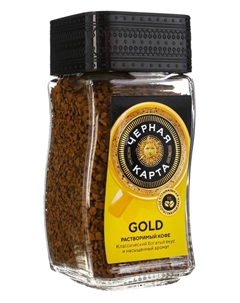Кофе «», Gold, растворимый, сублимированный, 95 г Черная карта