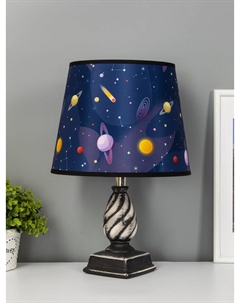 Настольная лампа «Шанталь» 1хЕ14 40 Вт серый 24×24×24 см Risalux