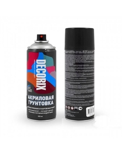 Грунт – аэрозоль (А802), цвет чёрный, 520 мл Decorix