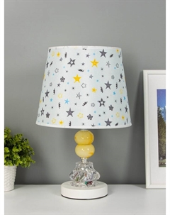 Настольная лампа с подсветкой «Лакрима» 1×40 Вт Е27 белый 24×24×36 см Risalux