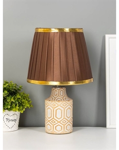 Настольная лампа 16499/1 E14 40 Вт бело-бежевый 20×20×23 см Risalux