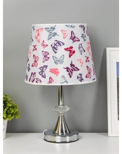 Настольная лампа «Алора» 1×40 Вт Е27 хром 24×24×36 см Risalux