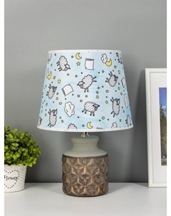 Настольная лампа «Рустика» 1хЕ14 40 Вт черный 24×24×36 см Risalux