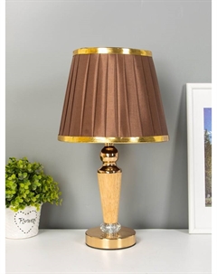 Настольная лампа "Фивея" Е27 40Вт золото 21х21х28 см Risalux