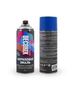 Эмаль – аэрозоль акриловая A09, цвет синий, 520 мл Decorix
