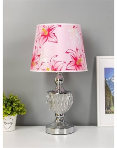 Настольная лампа «Василиса» E27 40 Вт хром 24×24×31.5 см Risalux