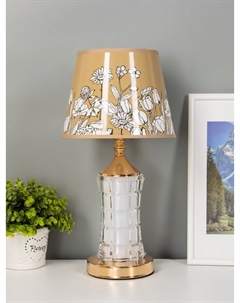 Настольная лампа с подсветкой «Фейри» Е27 40 Вт золото 20×20×41 см Risalux