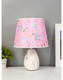 Настольная лампа «Хунерей» E14 40 Вт белый 24×24×22 см Risalux