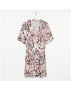 Комплект домашний (халат/сорочка) женский, цвет светло-розовый, размер 58 Dianida