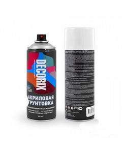 Грунт – аэрозоль (А824), цвет белый, 520 мл Decorix