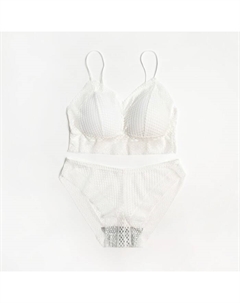 Комплект женский (топ, трусы), белый, размер 42-44 Collorista