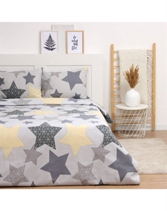 Постельное бельё 2-спальное «Звезды», бязь Lovelife