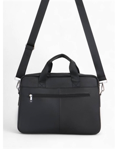 Сумка деловая мужская, на молнии, 40×9×29 см, чёрная Fidelio largo