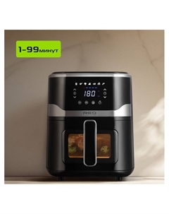 Аэрогриль RED SOLUTION W262, 1500 Вт, 5 л, 80-200°С, 7 программ, сенсорное управление, чёрный Red solution