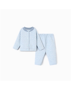 Костюм: толстовка и брюки, рост 68-74 см, голубой Крошка я