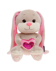 Мягкая игрушка «Зайка с розовым сердцем», 25 см Jack&lin