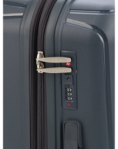 Чемодан на колёсах средний 73 л (М), на молнии, с увеличением, кодовый замок, 4 колеса, серый Bagvoyage