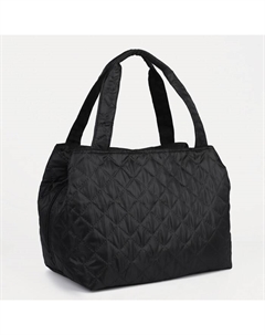 Сумка дорожная, 3 отдела на молниях, цвет чёрный Lucky mark