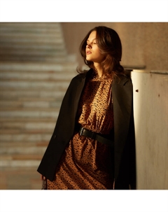 Платье миди женское : Silk pleasure, шоколадное, размер 44 Minaku