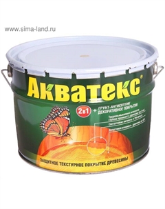 Грунт-антисептик «», бесцветный, 9 л Акватекс