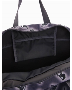 Сумка дорожная на молнии, наружный карман, длинный ремень, фиолетовая Lucky mark