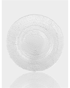 Тарелка RIO, d=32 см, стекло, прозрачная Akcam