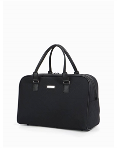 Сумка дорожная на молнии, длинный ремень, чёрная Bagsland