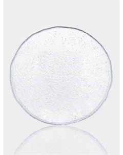 Тарелка RIO, d=21 см, с бортом, стекло, прозрачная Akcam