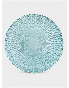 Тарелка «РЕТРО БРИЗ», d=21 см, стекло, голубая Akcam