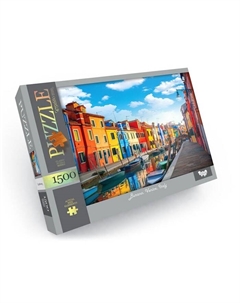 Пазлы картонные «Бурано. Венеция», 1500 элементов Danko toys