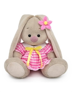 Мягкая игрушка «», в платье из жатой ткани, 15 см Зайка ми