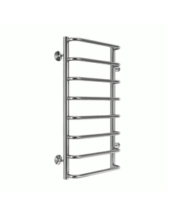 Полотенцесушитель водяной TERMINUS «Стандарт» П8, 400×800 мм, боковое подключение, хром Terminus
