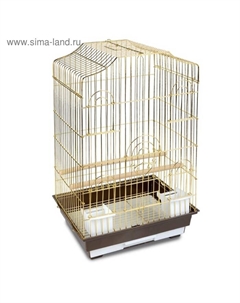 Клетка N 6112 для птиц, 46.5×36×71 см, золото Triol