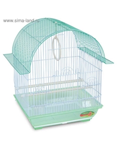 Клетка N 1600 для птиц, эмаль, 34.5×26×44 см, микс цветов Triol