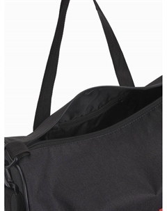 Сумка спортивная на молнии, с подкладкой, длинный ремень, маленький размер, чёрная Textura