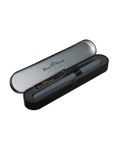 Ручка шариковая .MONACO", 0.5 мм, стержень синий, в металическом черном футляре Brunovisconti