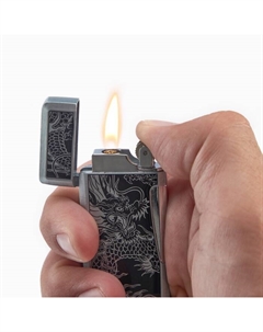 Зажигалка газовая «Дракон», металлическая, кремний, 1.3×3.2×2.7 см Сима-ленд